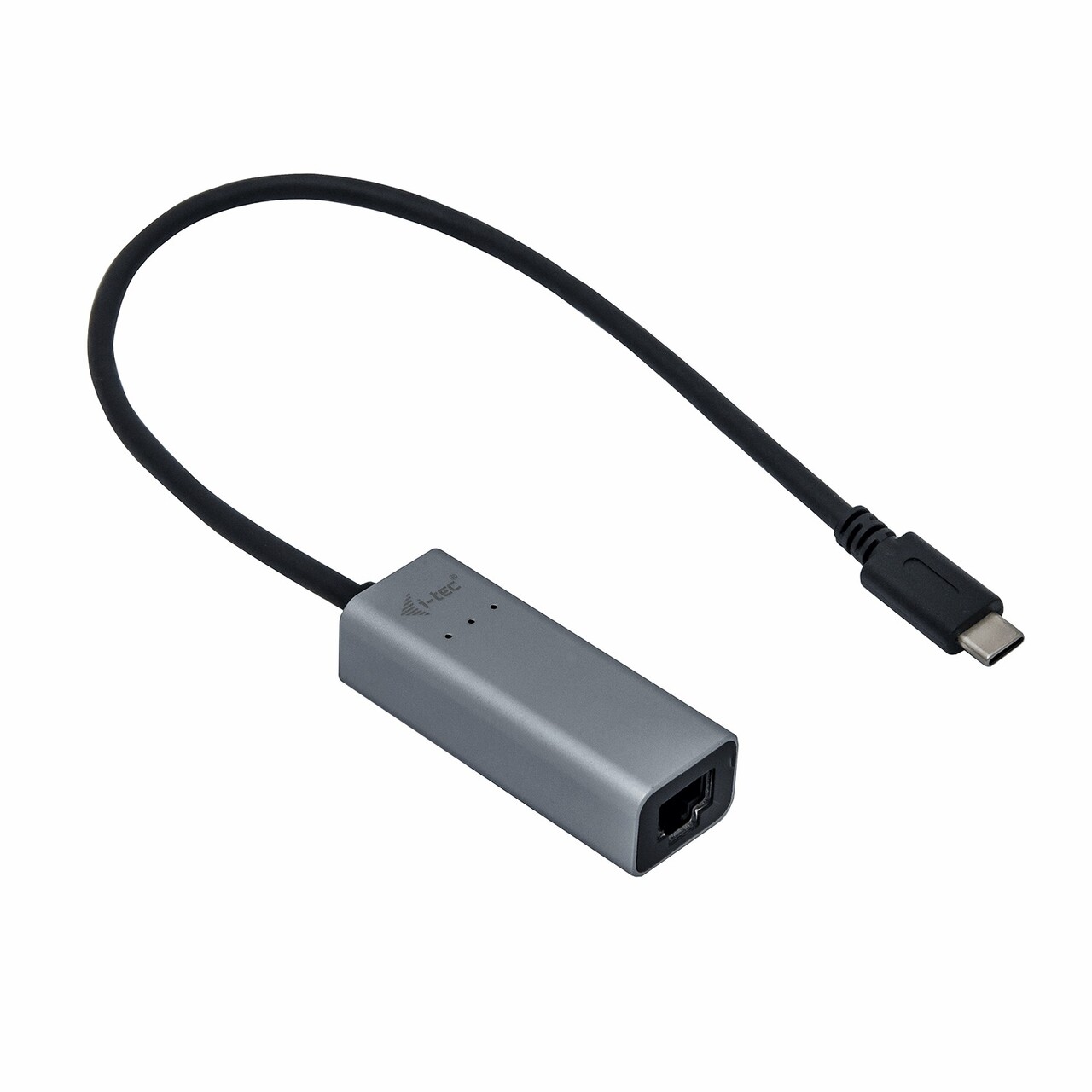 USB-C hub, i-tec, 2.5 Gbps ethernet adapter metal 30cm cable, grå