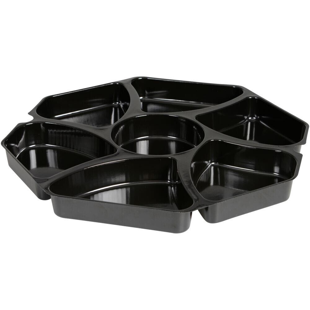 Indsats, Insats med 7 rum til Octaview bakke XL, sort, PS, Octaview - 150 stk