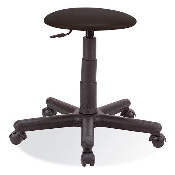 Arbejdsstol Goliat vinyl sort