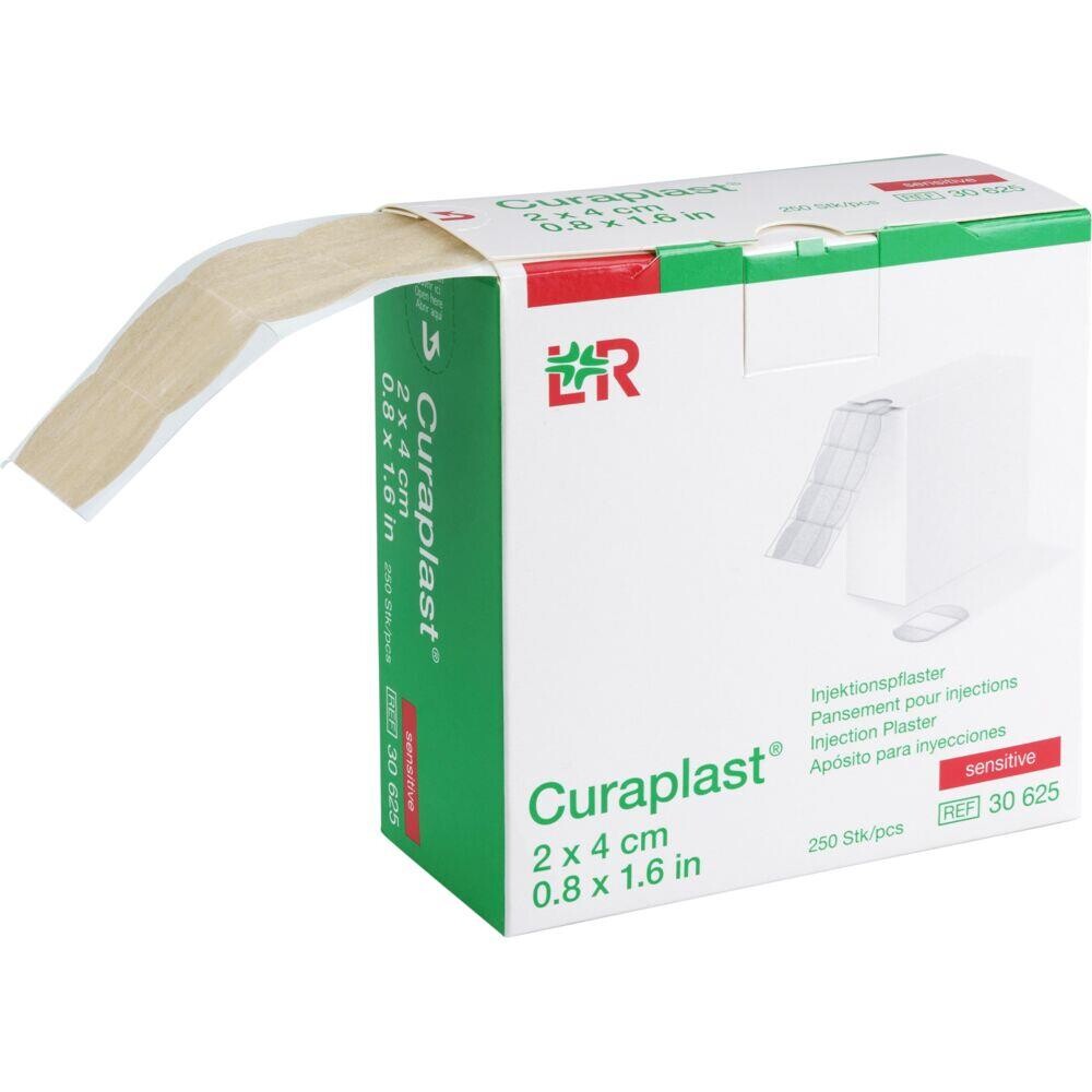 Injektionsplaster, Curaplast, 4x2cm, beige, usteril, engangs - 250 stk