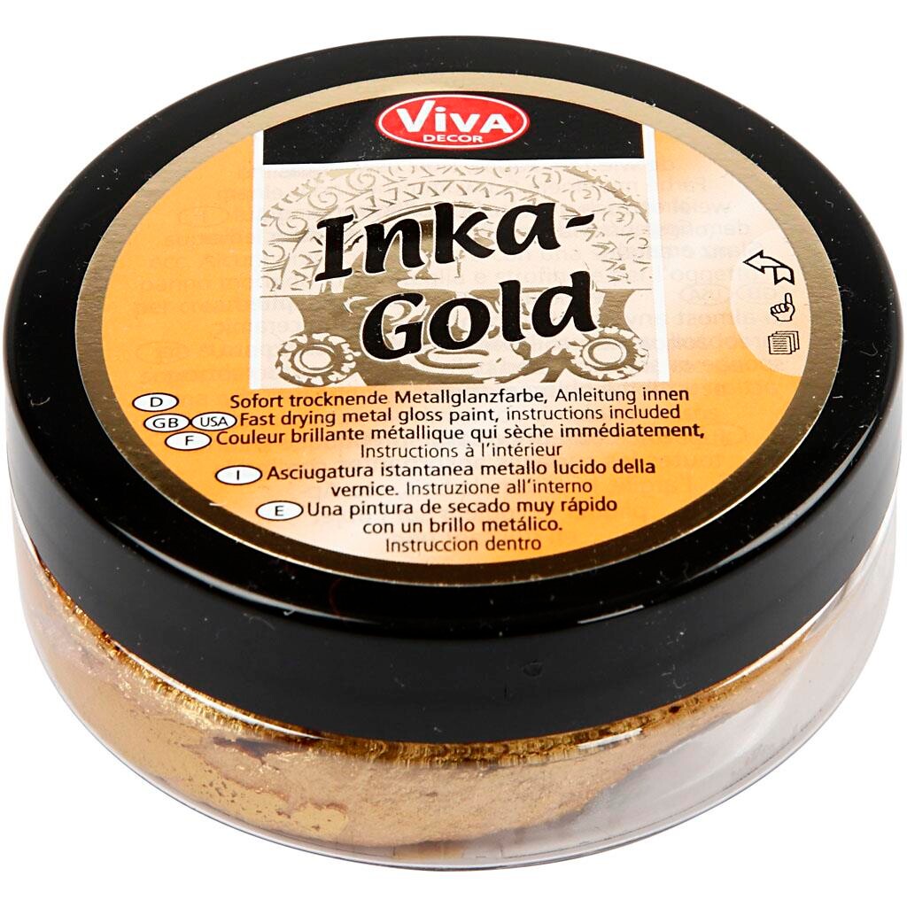 Cremevoks - Inka-Gold guld - 50 ml