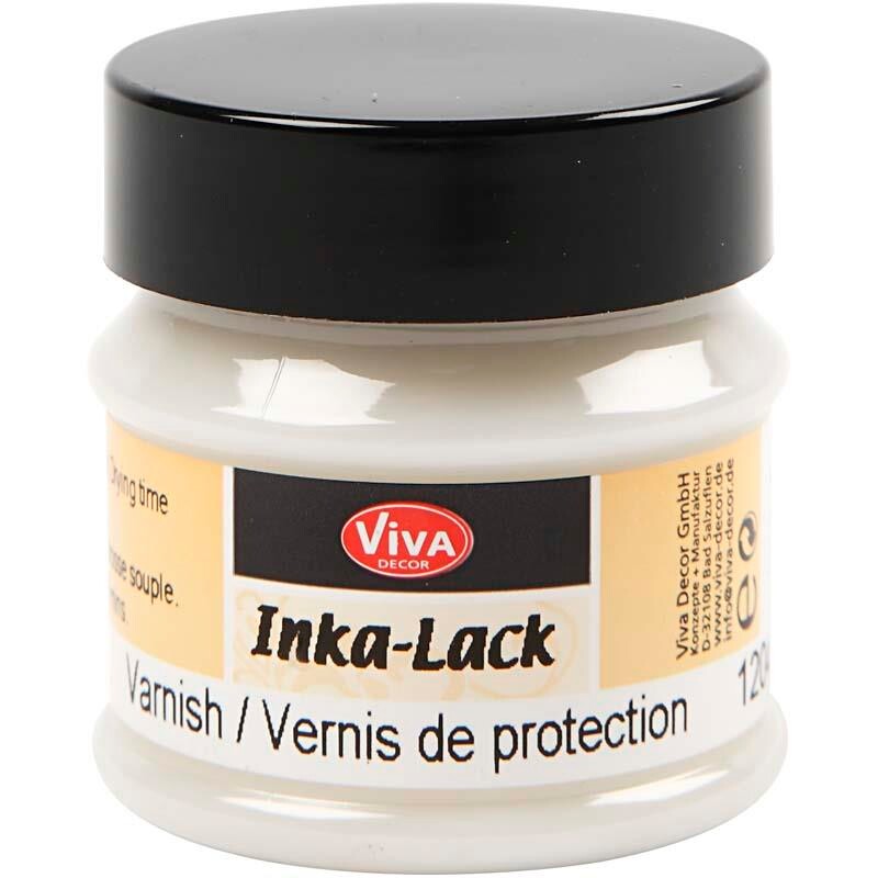 Beskyttelseslak - Inka-Gold Varnish - Transparent - 50 ml