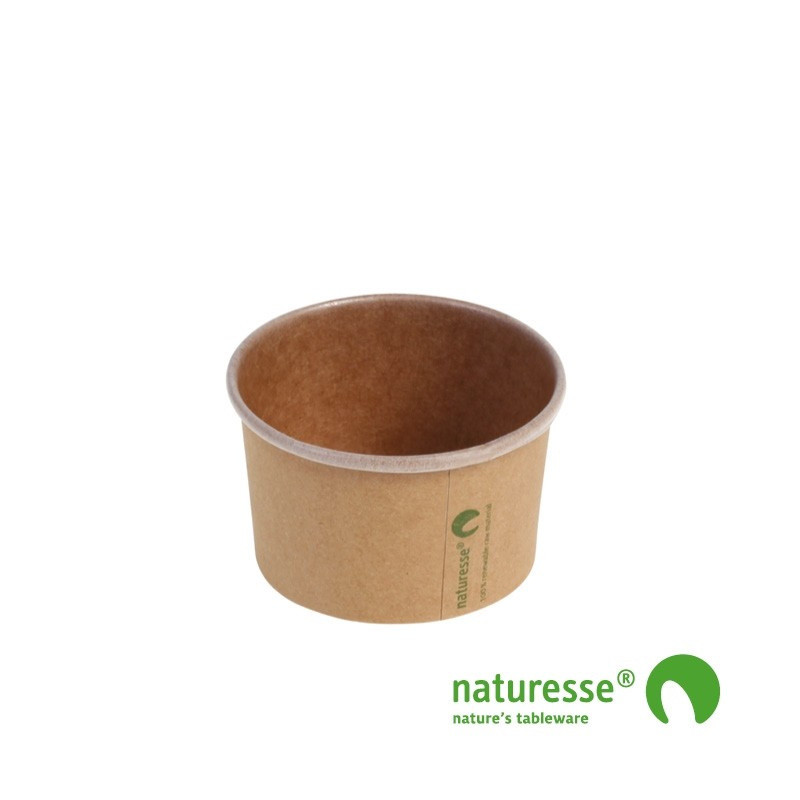 Isbæger - Karton/PLA - 150ml (5oz) - Brun - 50 stk