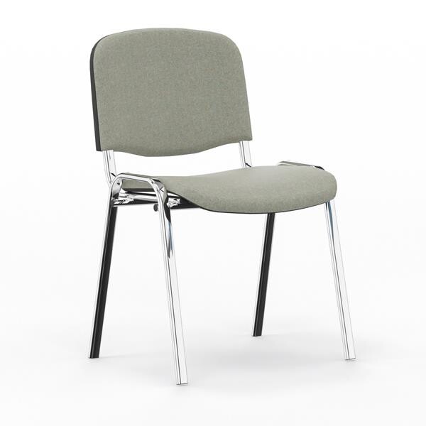 Iso stol, Grøn med krom stoleben