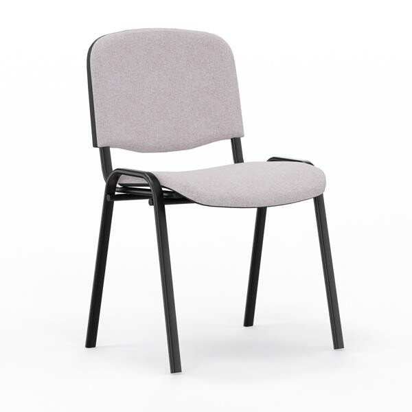 Iso stol, Lys grå med sorte stoleben