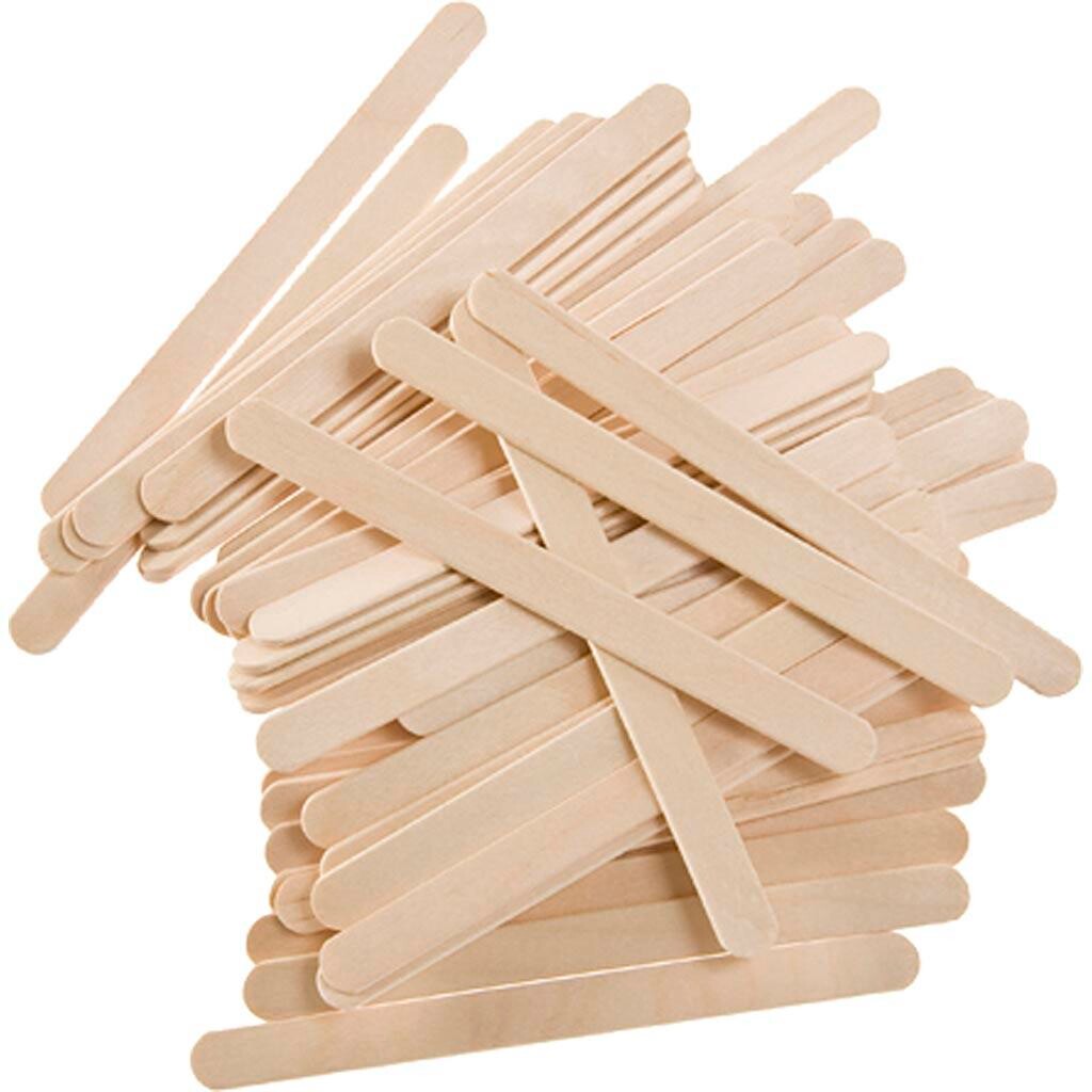 Ispinde, L: 11.4 cm, B: 10 mm, natur, 6400 g, 5000 stk./ 1 pk.