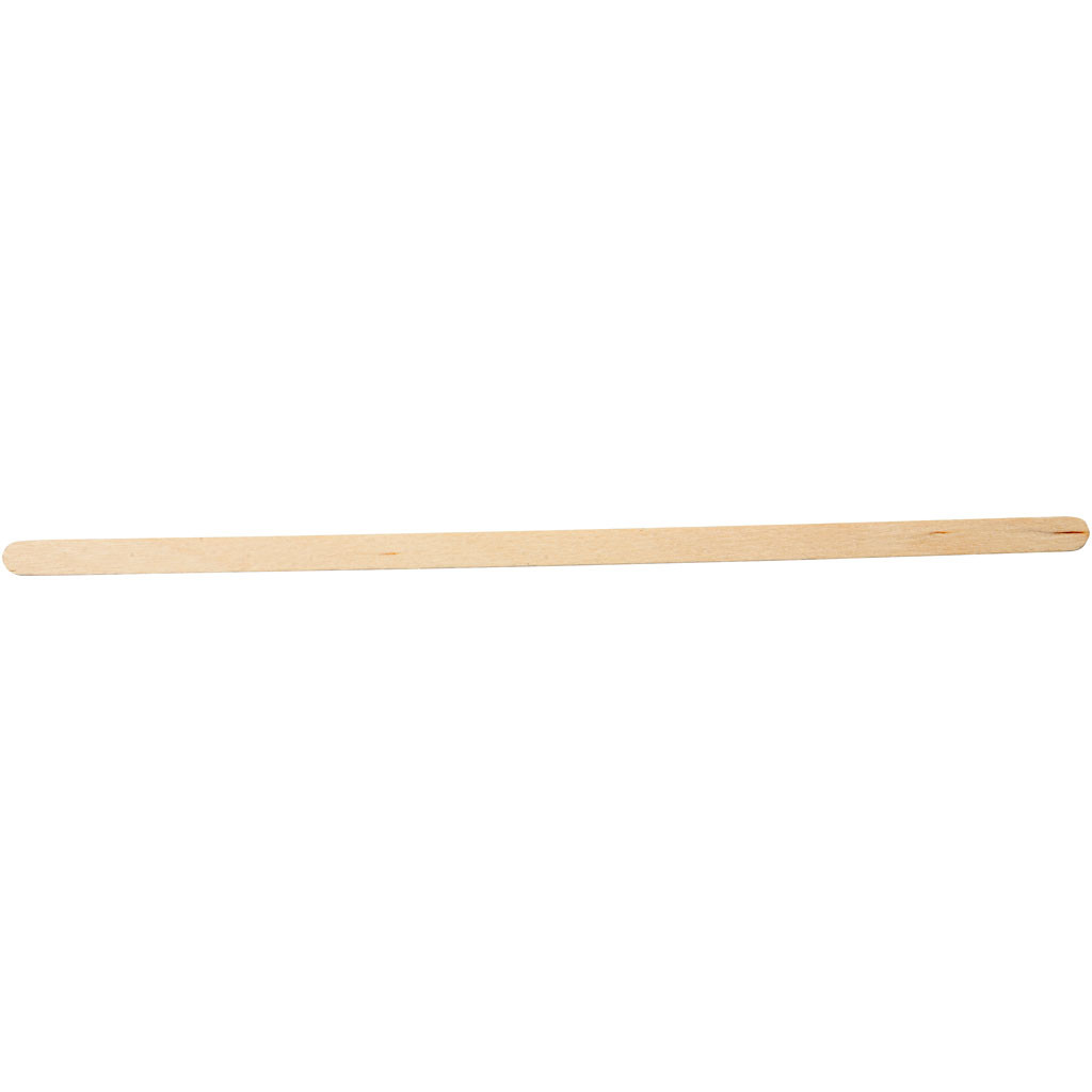Ispinde træ lange & tynde | Længde 19 cm bredde 6 mm - 30 stk