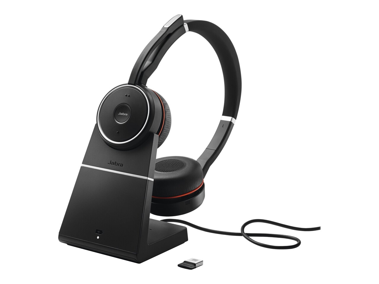 Headset - Jabra Evolve 75 SE UC Stereo - USB-A - m. stand