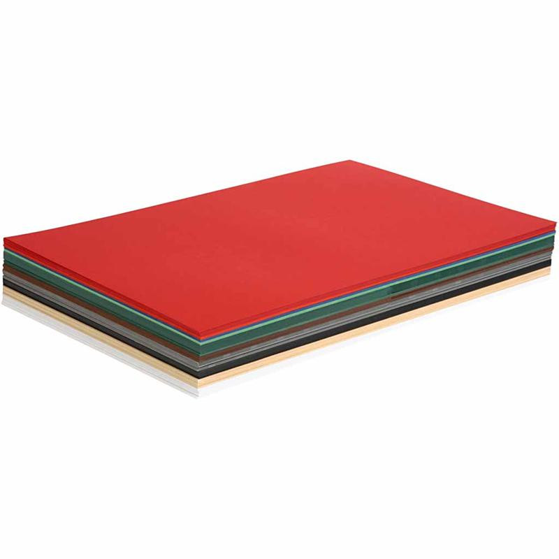 Julekarton A3 30 x 42 cm 180 gram assorteret farver | 300 ark