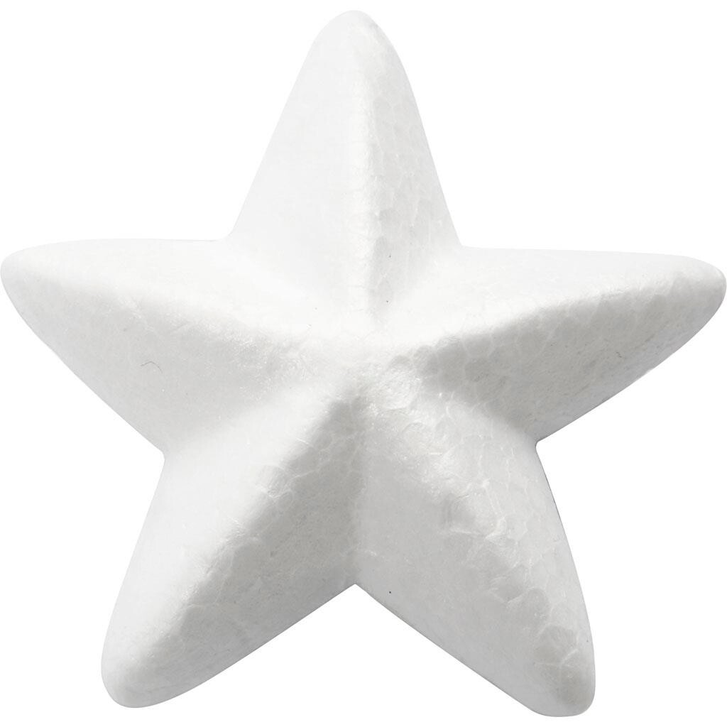 Julestjerner styropor 11 cm - 25 stk