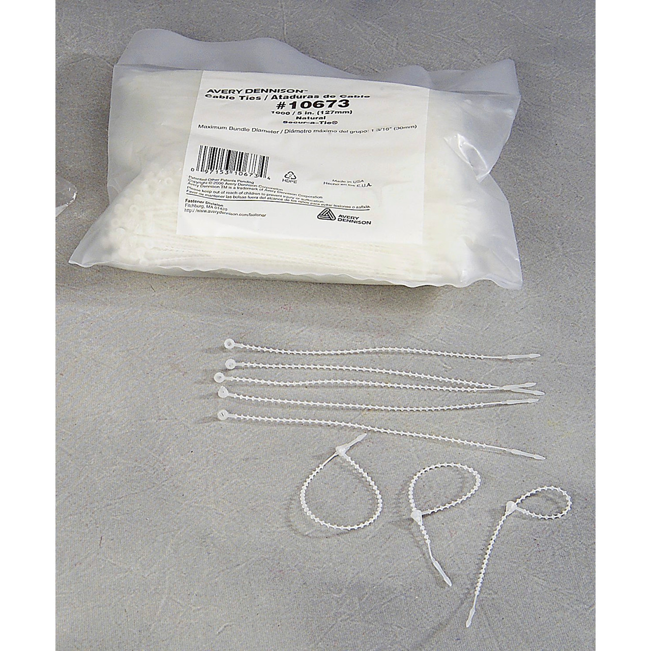 Strips kabelbindere secur-a-tie - 1000 stk