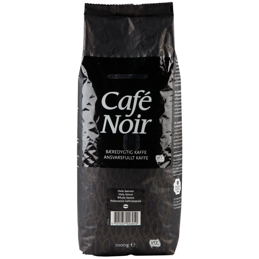 Kaffe - Café Noir helbønner - 1 kg - 8 stk