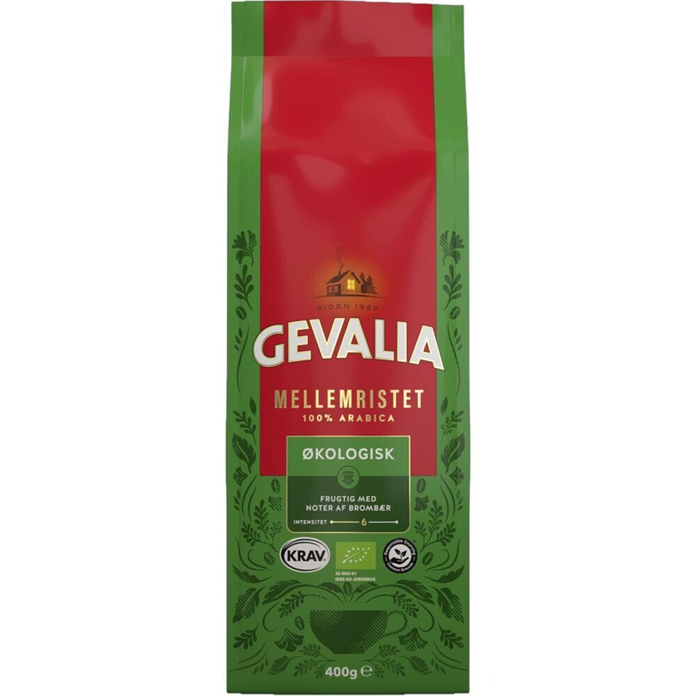 Kaffe Gevalia Professionel formalet økologisk 400 g - 16 stk