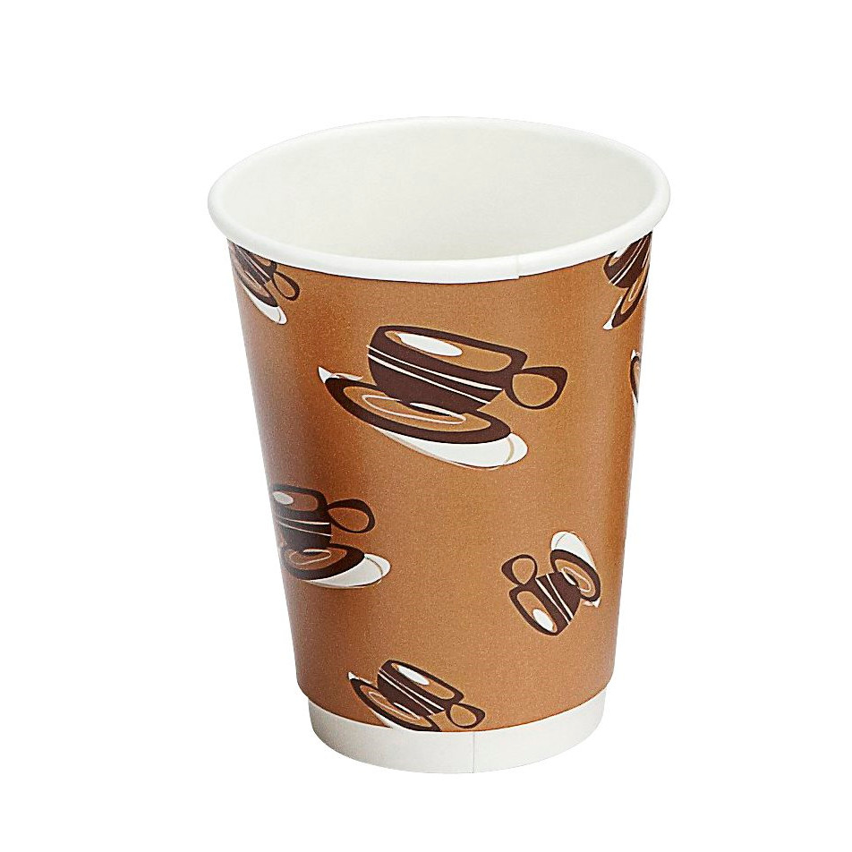 Papkrus Kaffekopper 34 cl pap - 500 stk