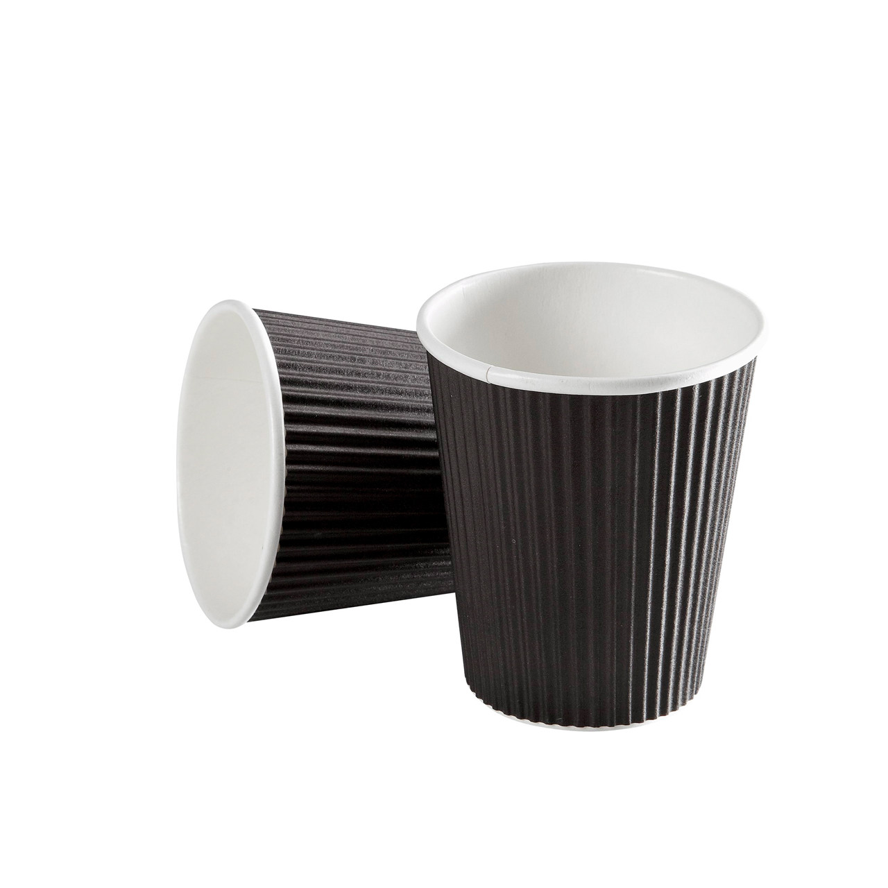 Papkrus Espresso Ripple Wall sort 11.8 cl - 960 stk