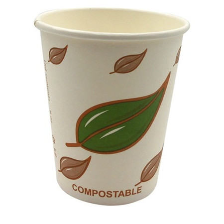 Papkrus Kaffekopper miljørigtige Single Wall 25 cl pap - 1000 stk