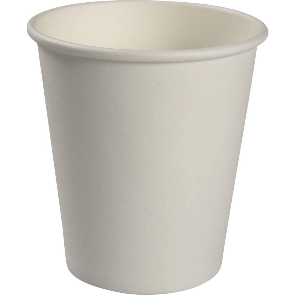 Kaffebæger - ABENA Gastro Premium - hvid pap/PE - 180 ml - 2000 stk