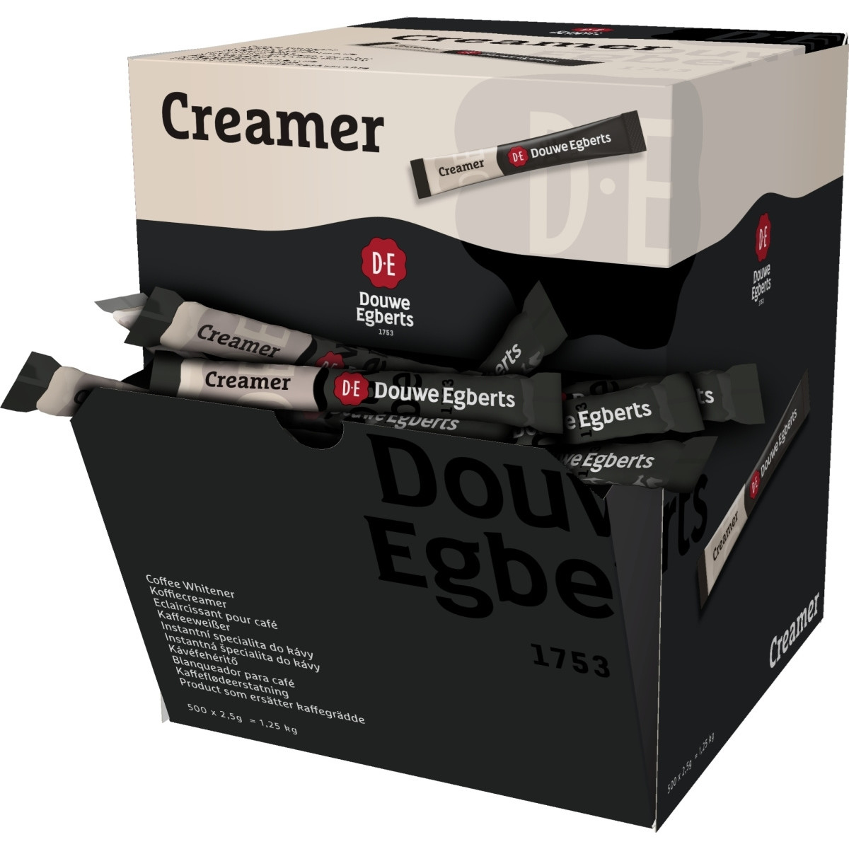 Kaffeflødepulver Sticks - Douwe Egberts Creamer 2,5 g - 500 stk