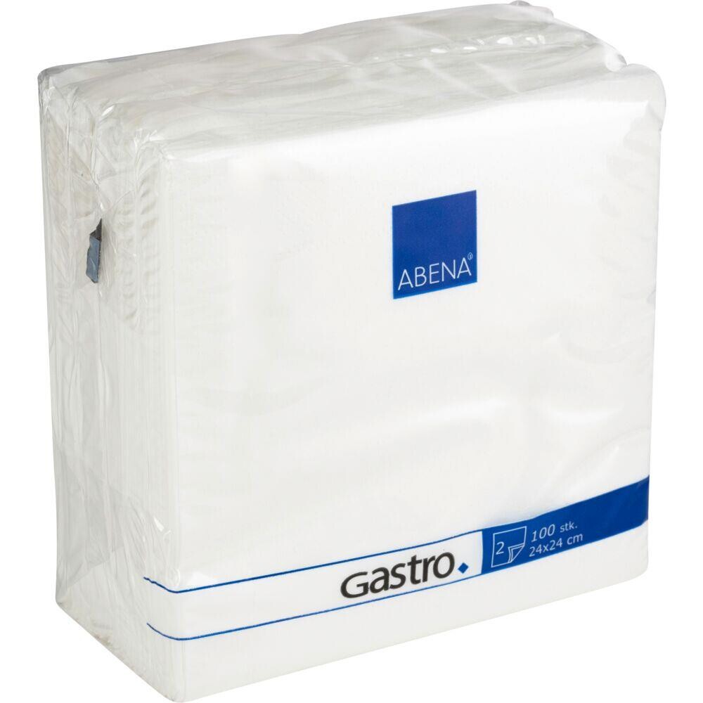 Kaffeserviet - Bulkysoft 2-lags 1/4 fold 23,5x24cm - Hvid - 4000 stk