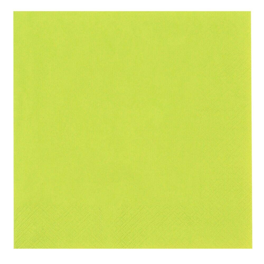 Kaffeserviet - Abena Gastro 24x24 cm - Limegrøn - 2-lags 1/4 fold - 100% nyfiber - 4000 stk
