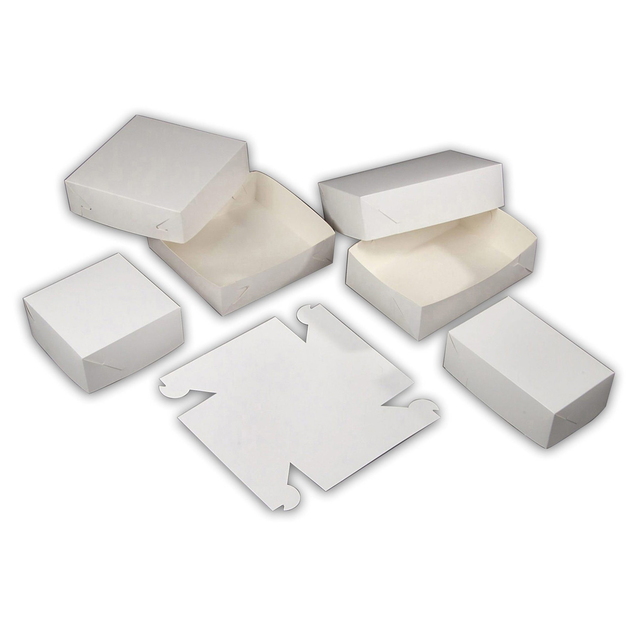 Kageæske 110 x 129 x 70 mm høj - 500 stk