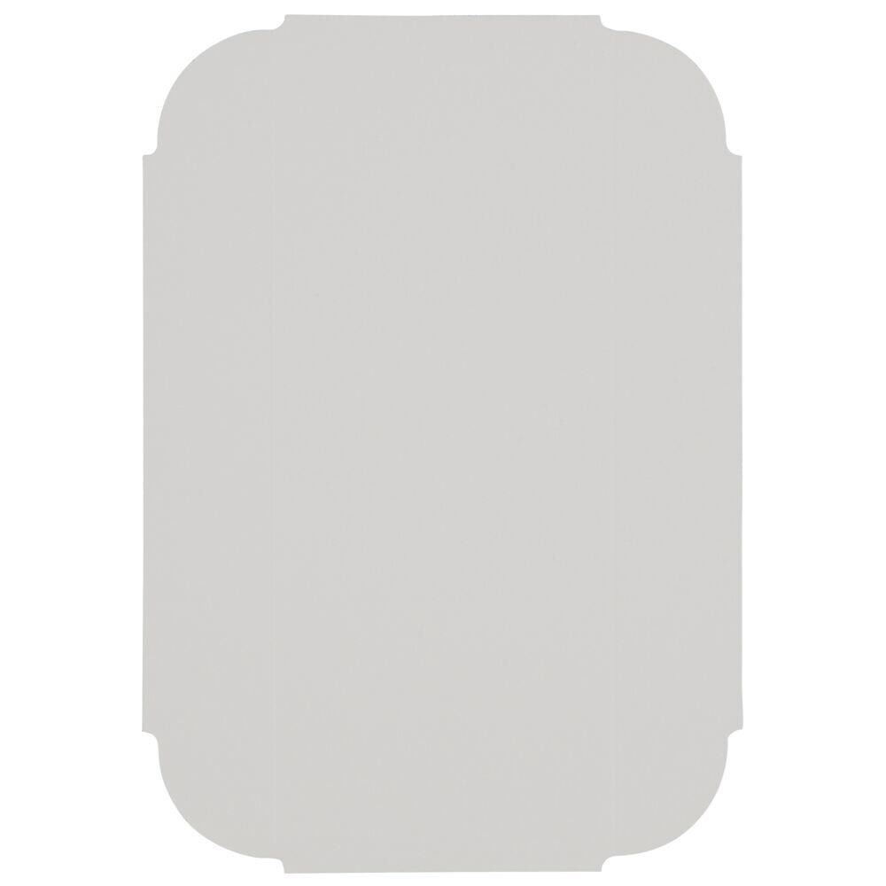 Kagepap 20x14x3cm m2 hvid pap med lille ombøjet kant - 1000 stk