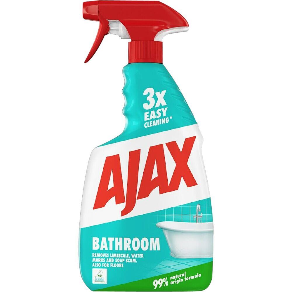 Ajax kalkfjerner, Ajax Bathroom, 750 ml, klar-til-brug, uden farve med parfume - 12 stk