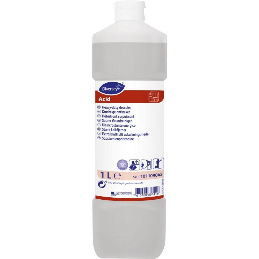 Kalkfjerner - Diversey DI Acid - Uden farve, med parfume - 1 L - 6 stk