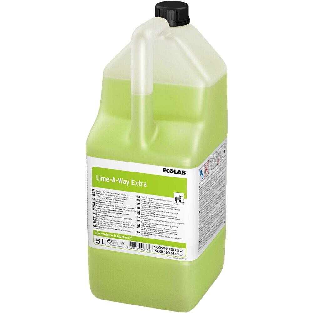 Kalkfjerner - Ecolab Lime-A-Way Extra - Med farve uden parfume - 5 L - 2 stk