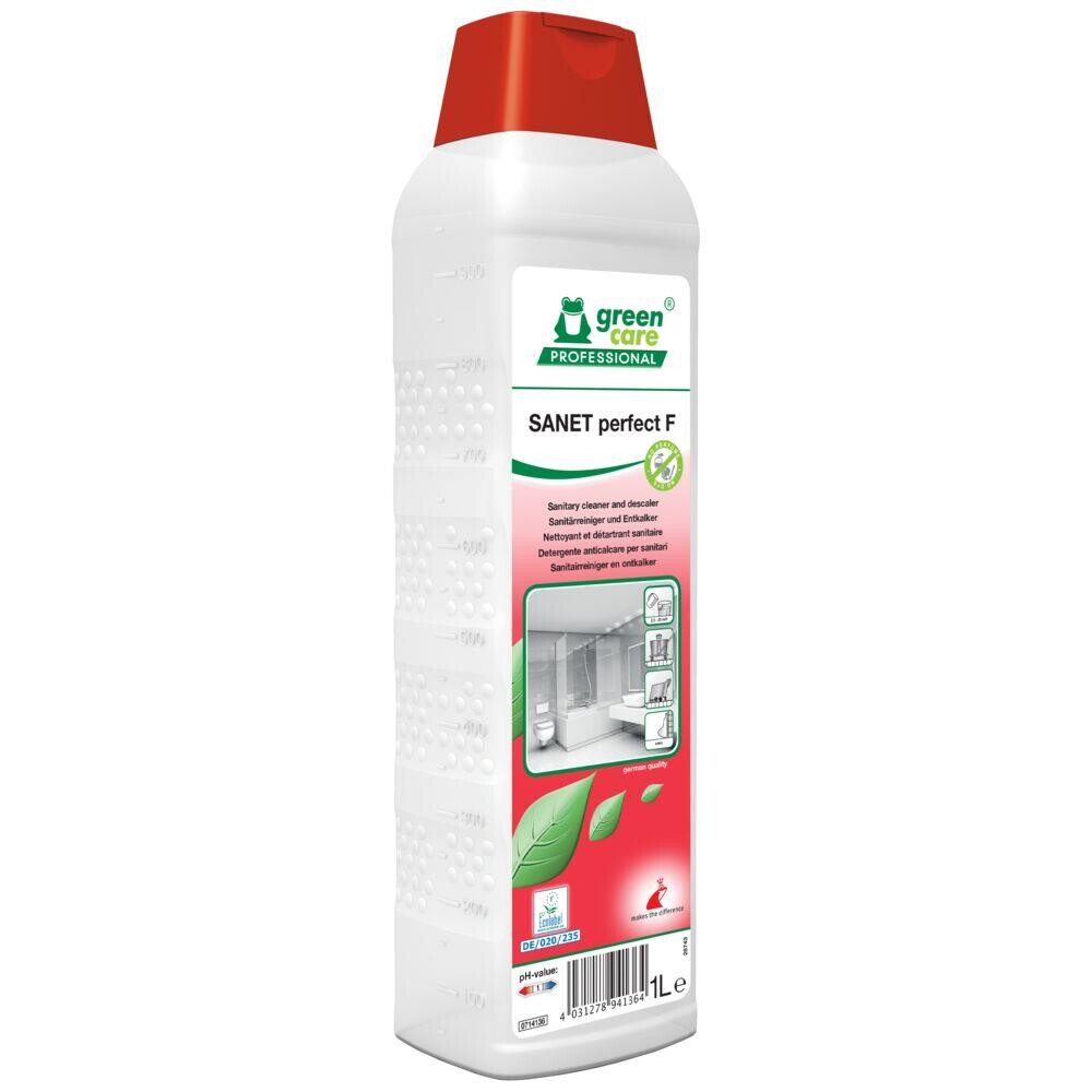 Kalkfjerner - Green Care SANET Perfect F - 1 l - 10 stk