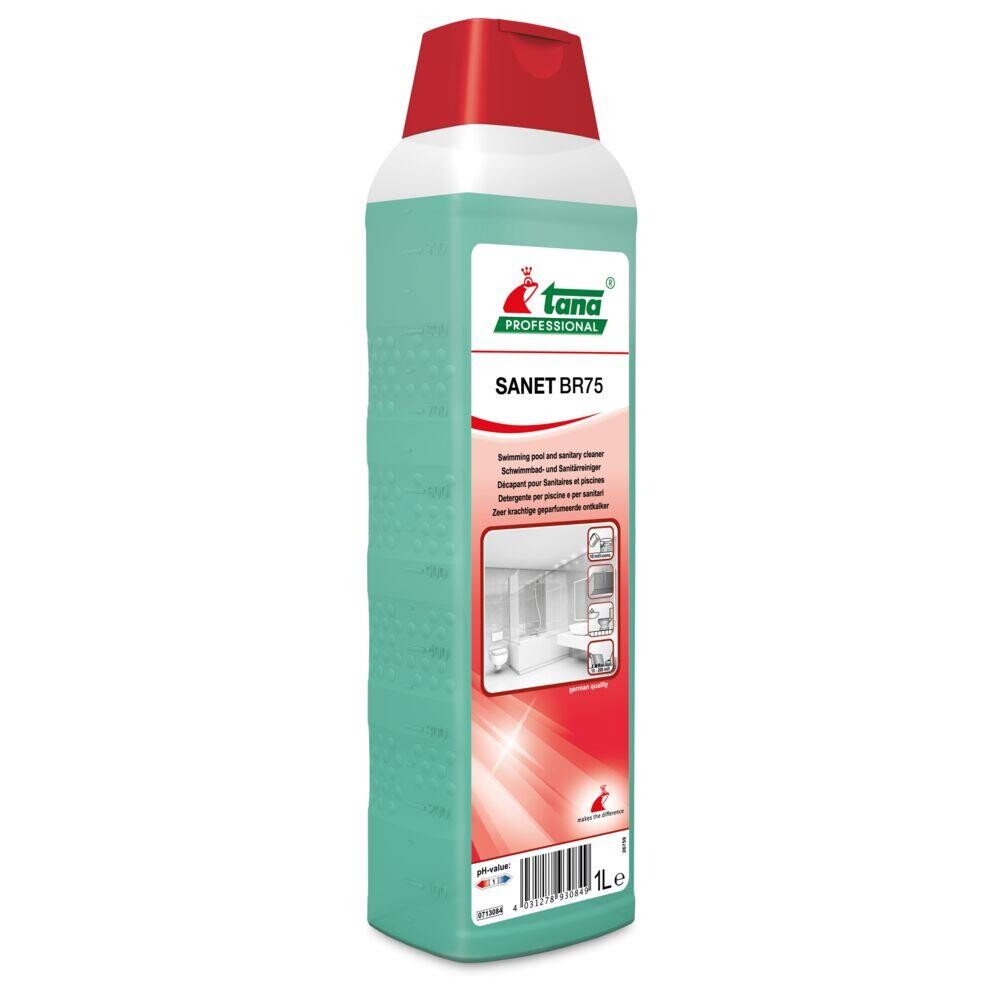 Kalkfjerner - Tana Professional SANET BR 75 - Med farve og parfume - 1 L - 10 stk