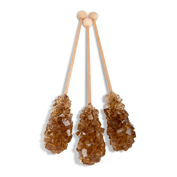 Kandispinde – brun – 17 cm – 100 stk