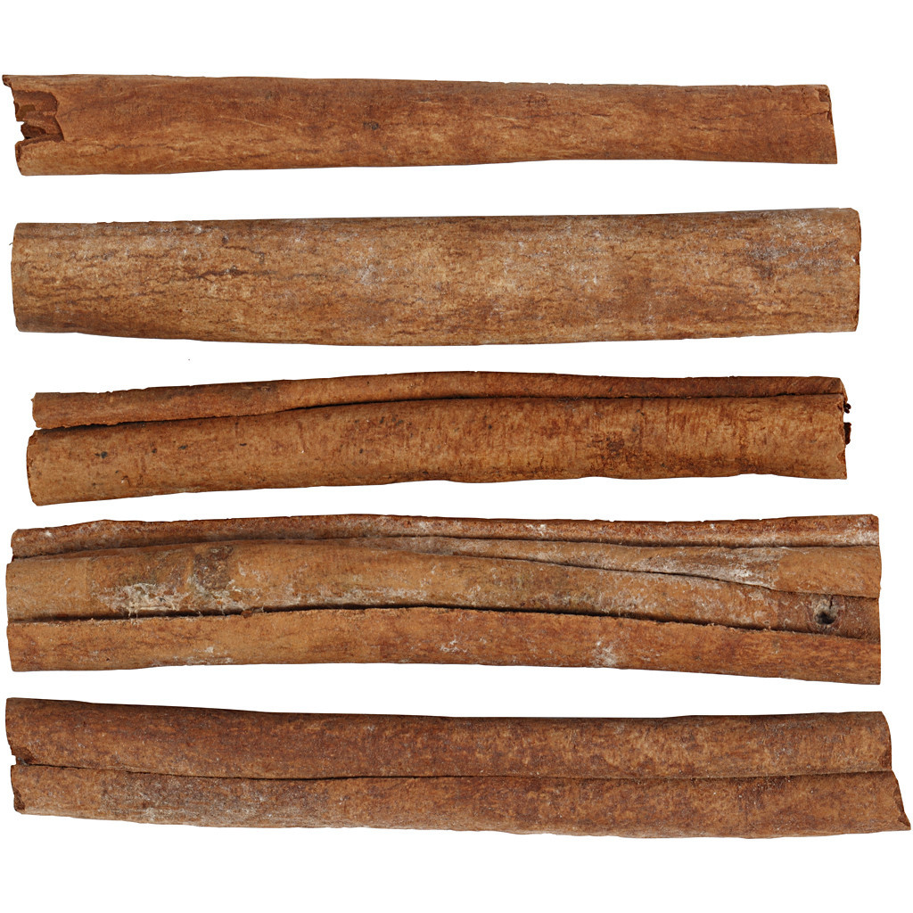 Kanelstænger, L: 7-8 cm, 5stk