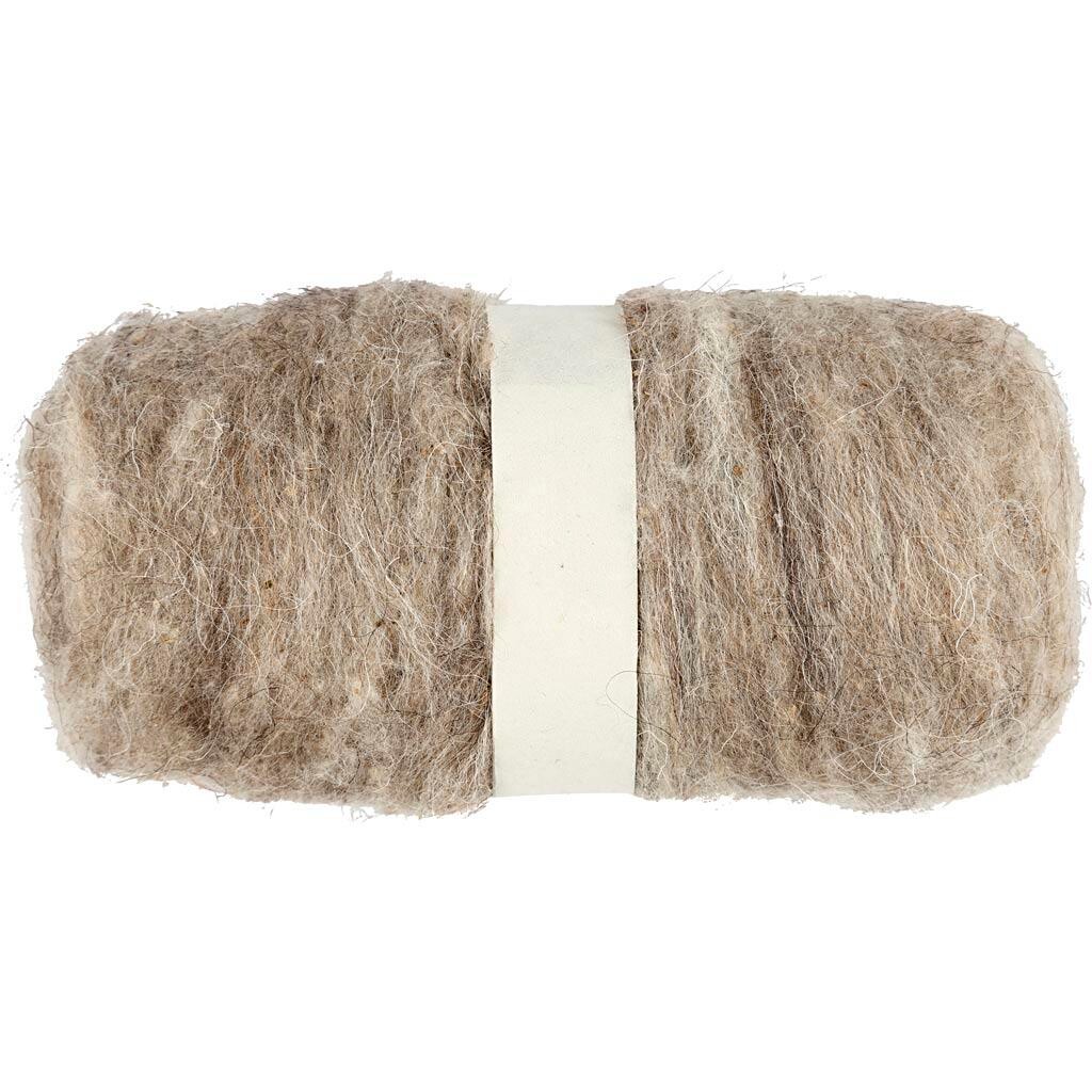 Kartet Uld, natur, 100 g/ 1 bdt.