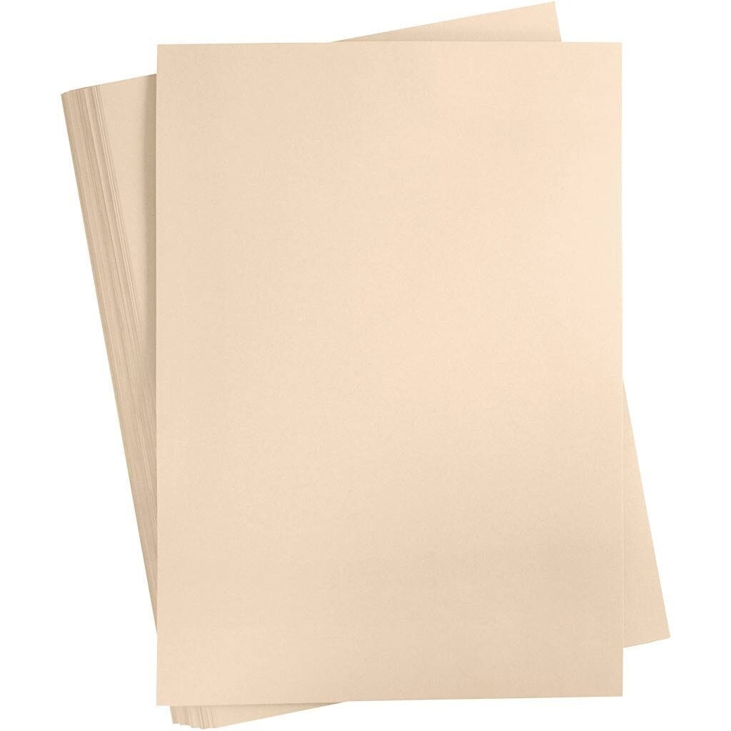 Karton - A2 180g - Sand - 100 ark