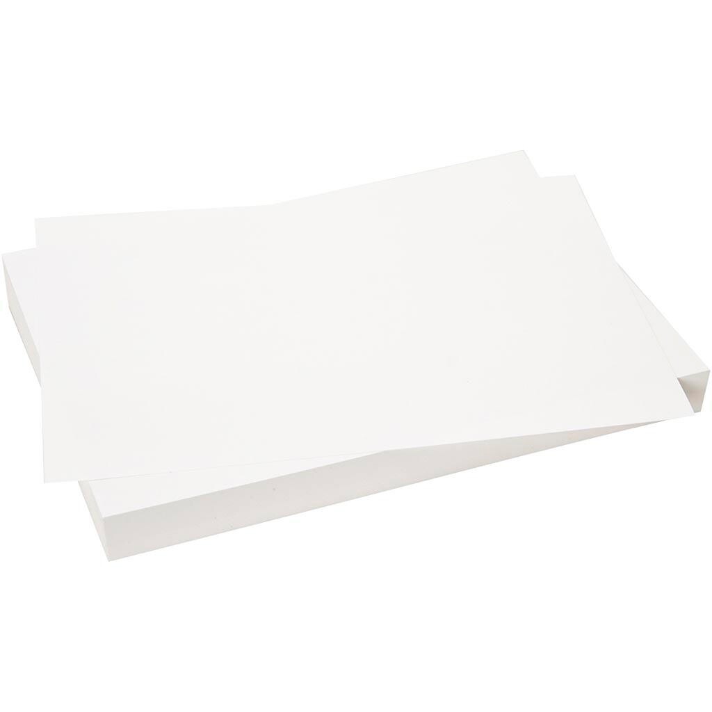 Karton A4 210x297 mm 180 g hvid - 200 ark pr pakke