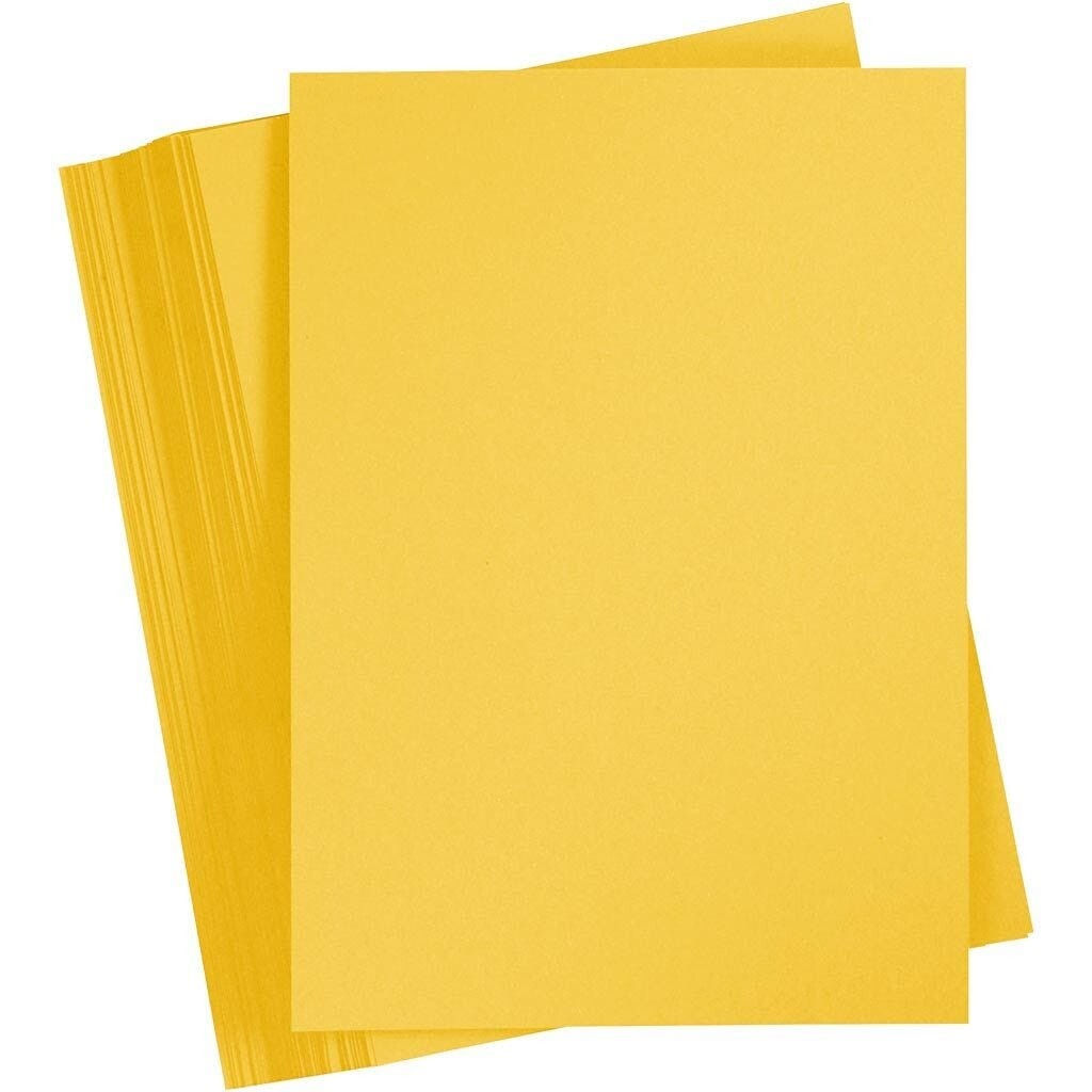 Karton - A4 - 210 x 297 mm - 180 g - Solgul - 100 ark