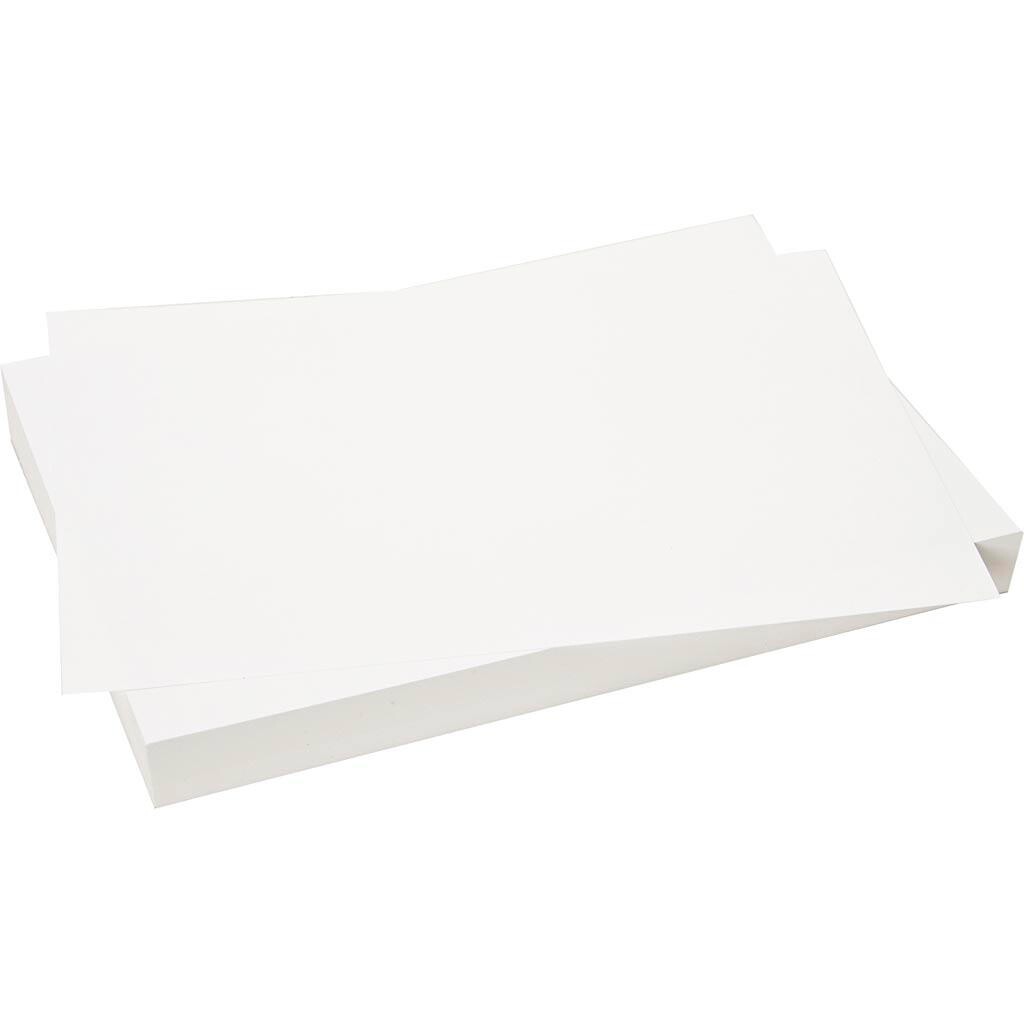 Karton, A4, 270 g, hvid, 10 ark/ 1 pk.