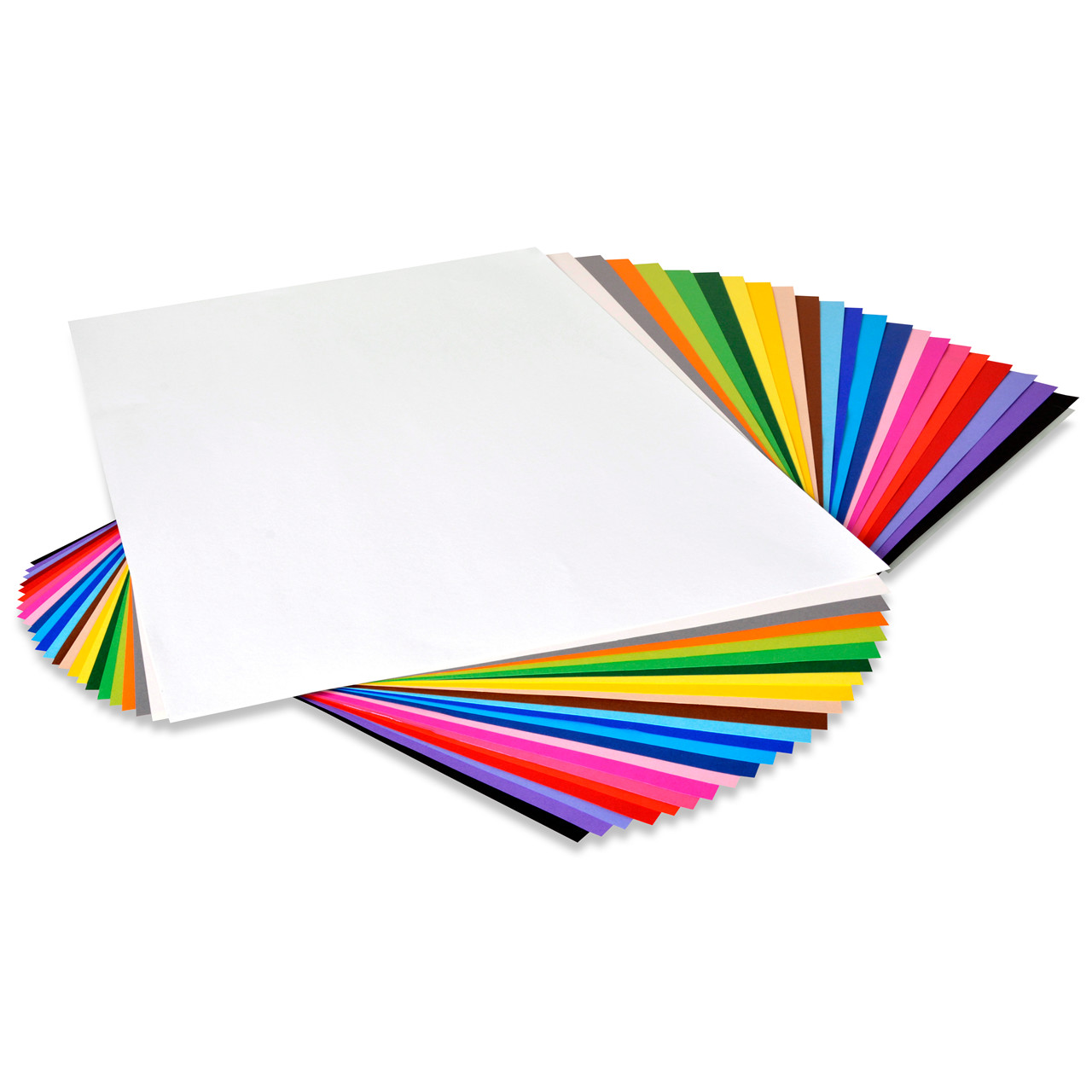 Karton - Folia A2 - 180 g - Assorterede farver - 250 ark
