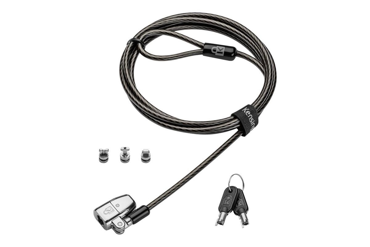 Nøglelås til laptop Kensington ClickSafe 2.0 3-i-1