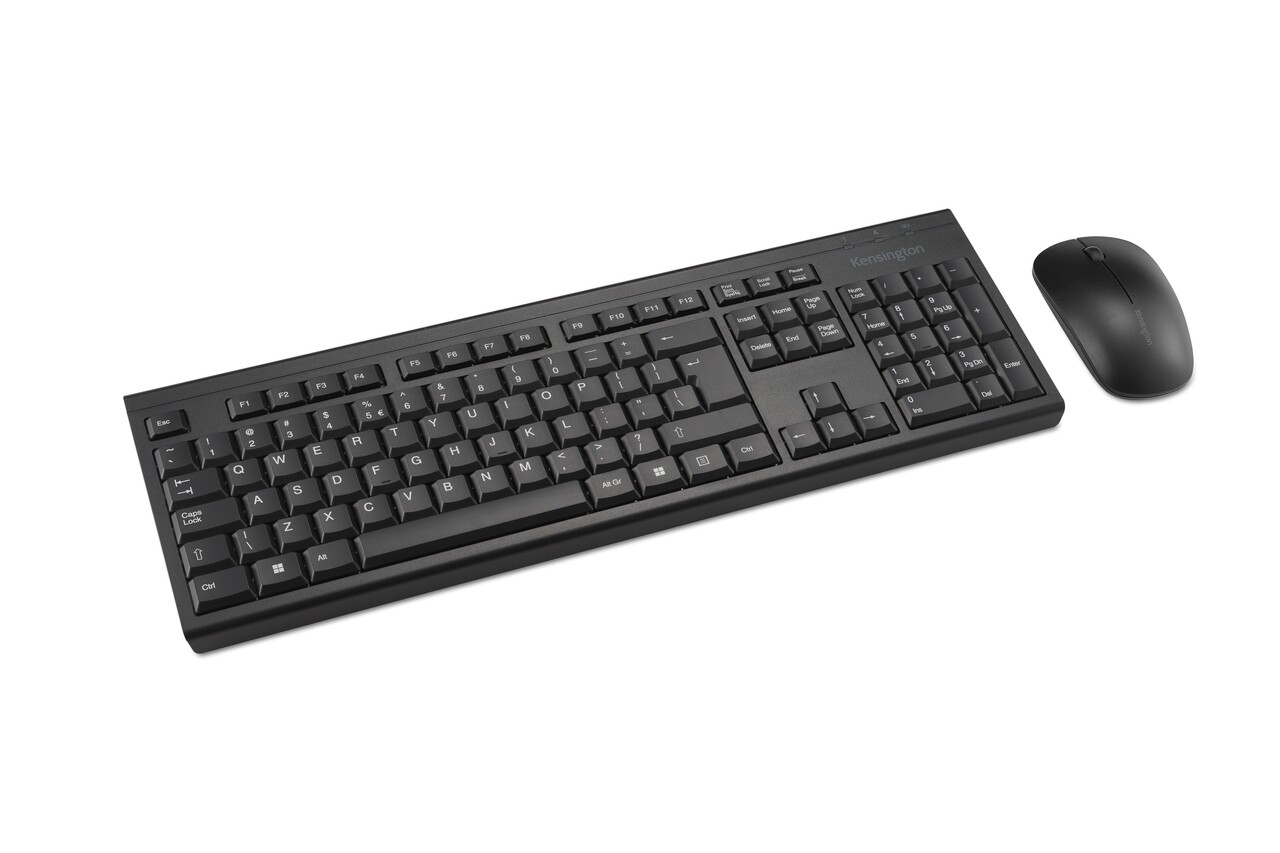 Desktopsæt - Kensington EQ KM150 Trådløs - Sort - Tastatur og mus - Windows/macOS