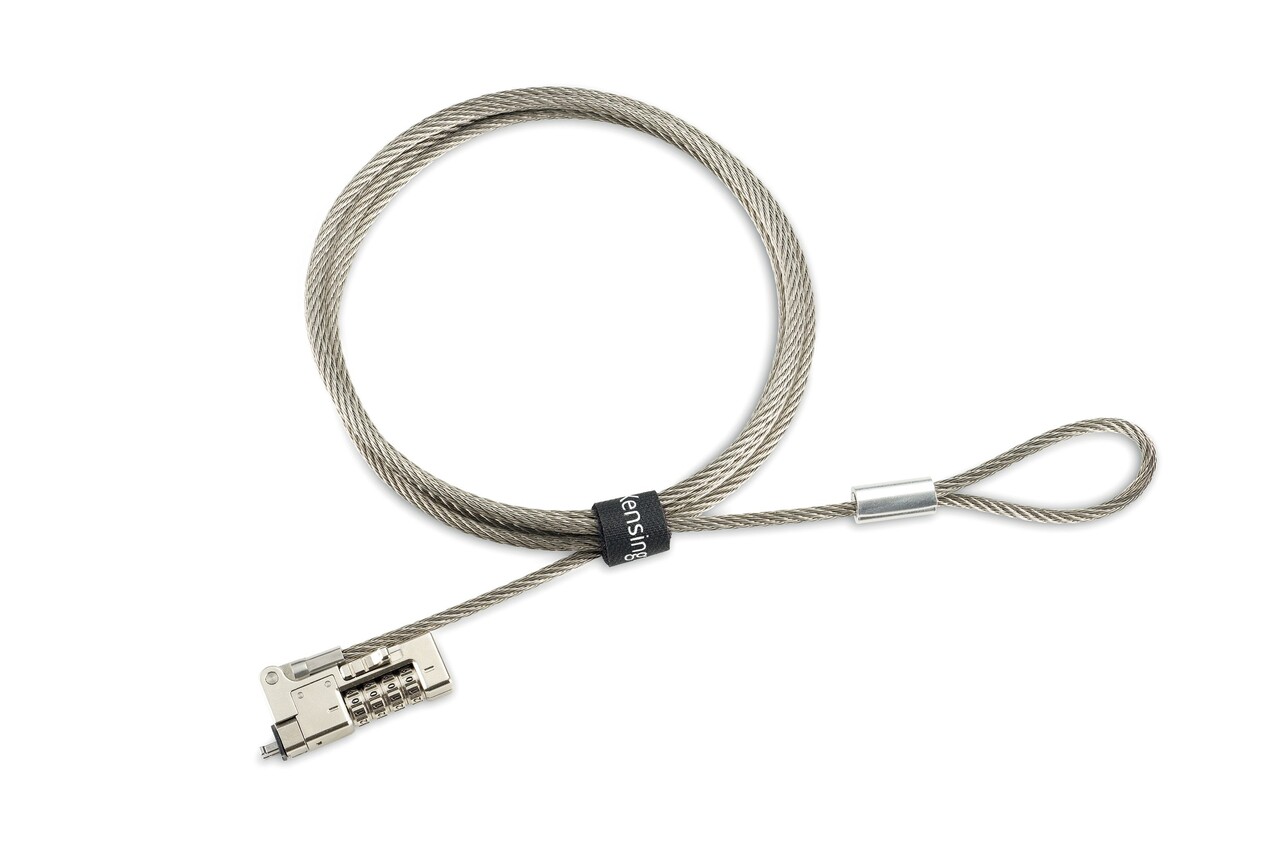 Laptop lås - Kensington - Combo Lock Kensing - EQ Slim Nano 2.0 RST - Sølv