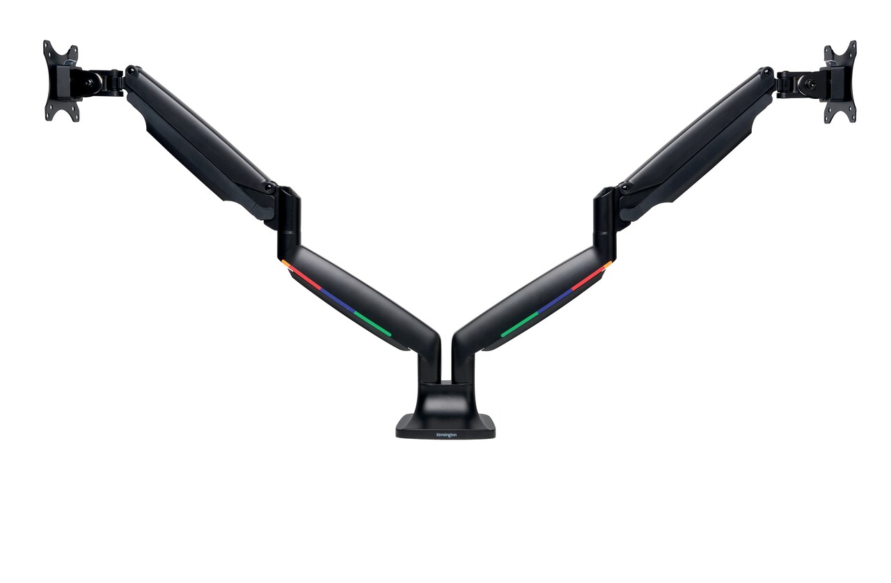 Monitorarm - Kensington Ergo SmartFit One-Touch Adjust - Dobbelt - Sort