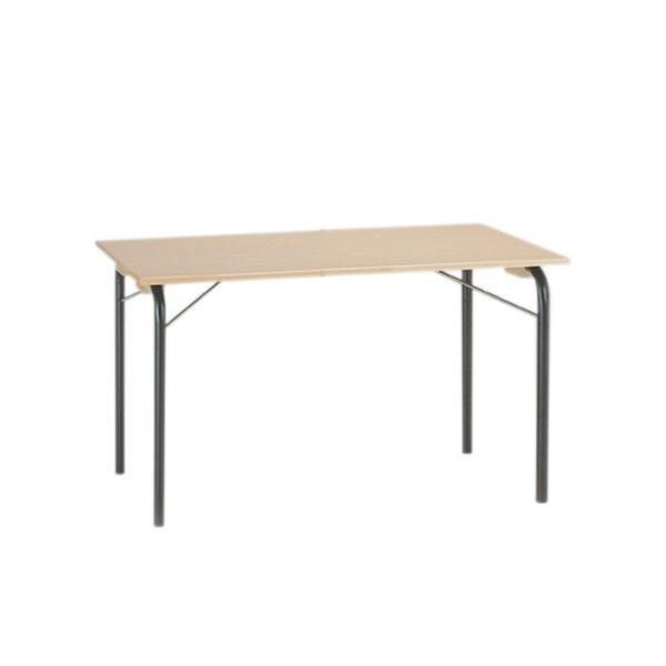 Klapbord - Axel 427 - 1400x700 mm - Birk laminat - Sort stel