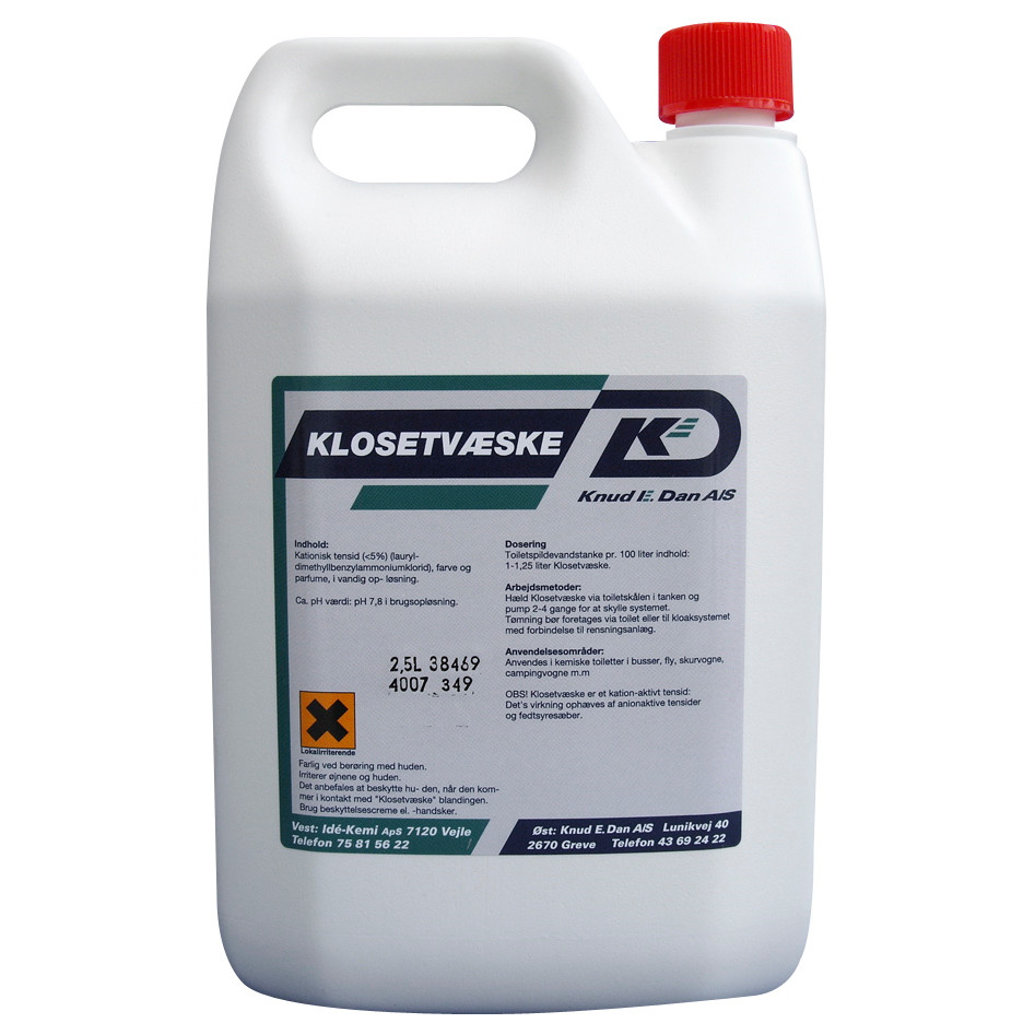 Klosetvæske - 2,5 liter