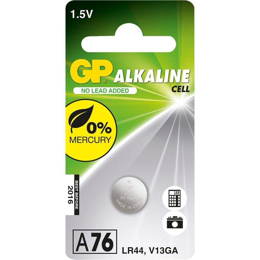 Knapcelle batteri GP Alkaline 1,5 V 1 stk. - 10 stk