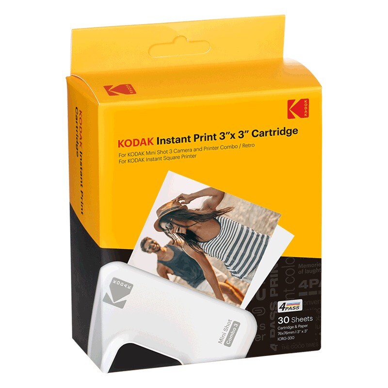 Instant Print Cartridge - Kodak 4Pass ICRG330 - 3" x 3" - 3 x 10 ark - 30 prints