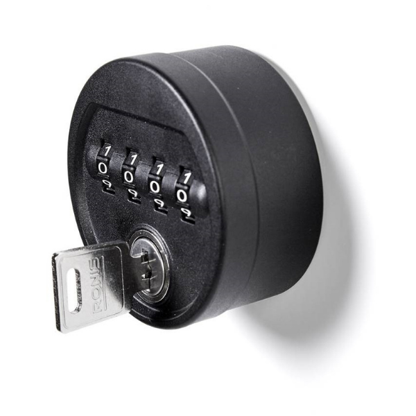 Kodelås Cylinder - WF1401 - 4-hjuls - Sort