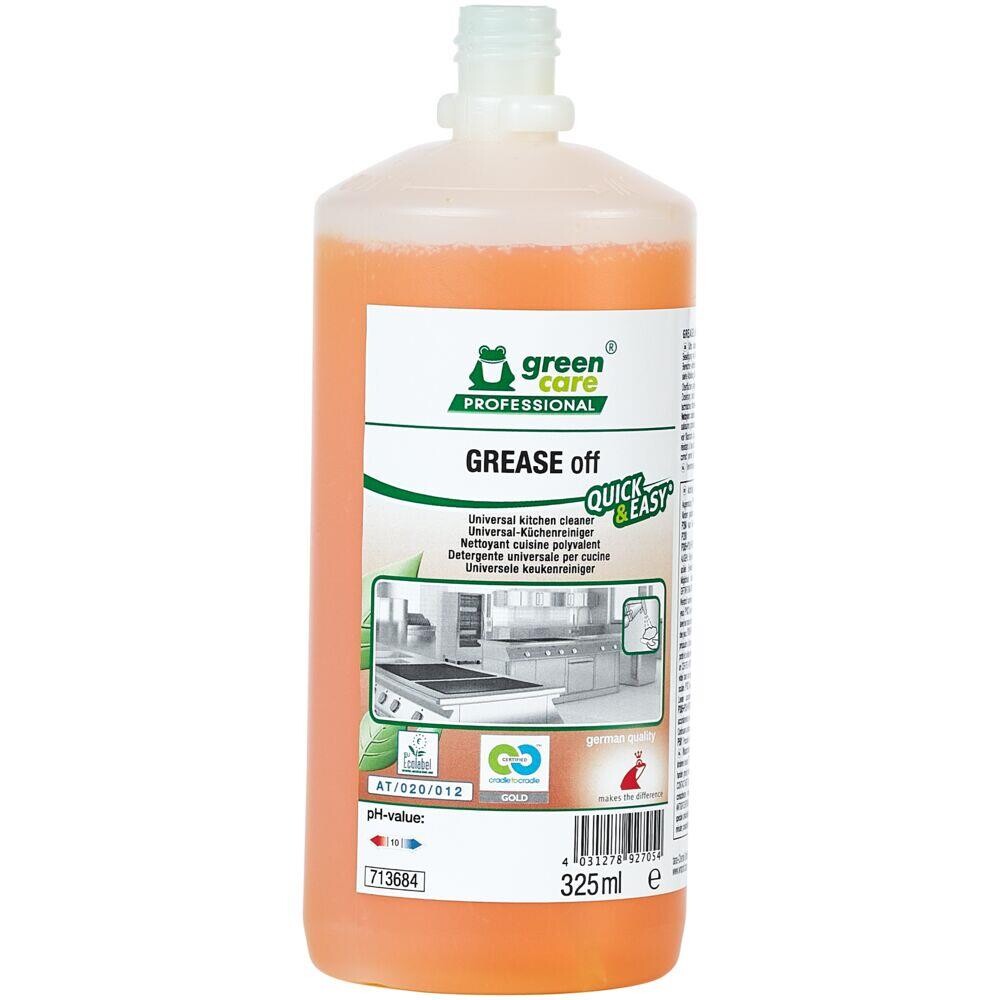 Køkkenaffedter - Green Care Professional GREASE Off - Quick & Easy - Med farve og parfume - 325 ml - 6 stk