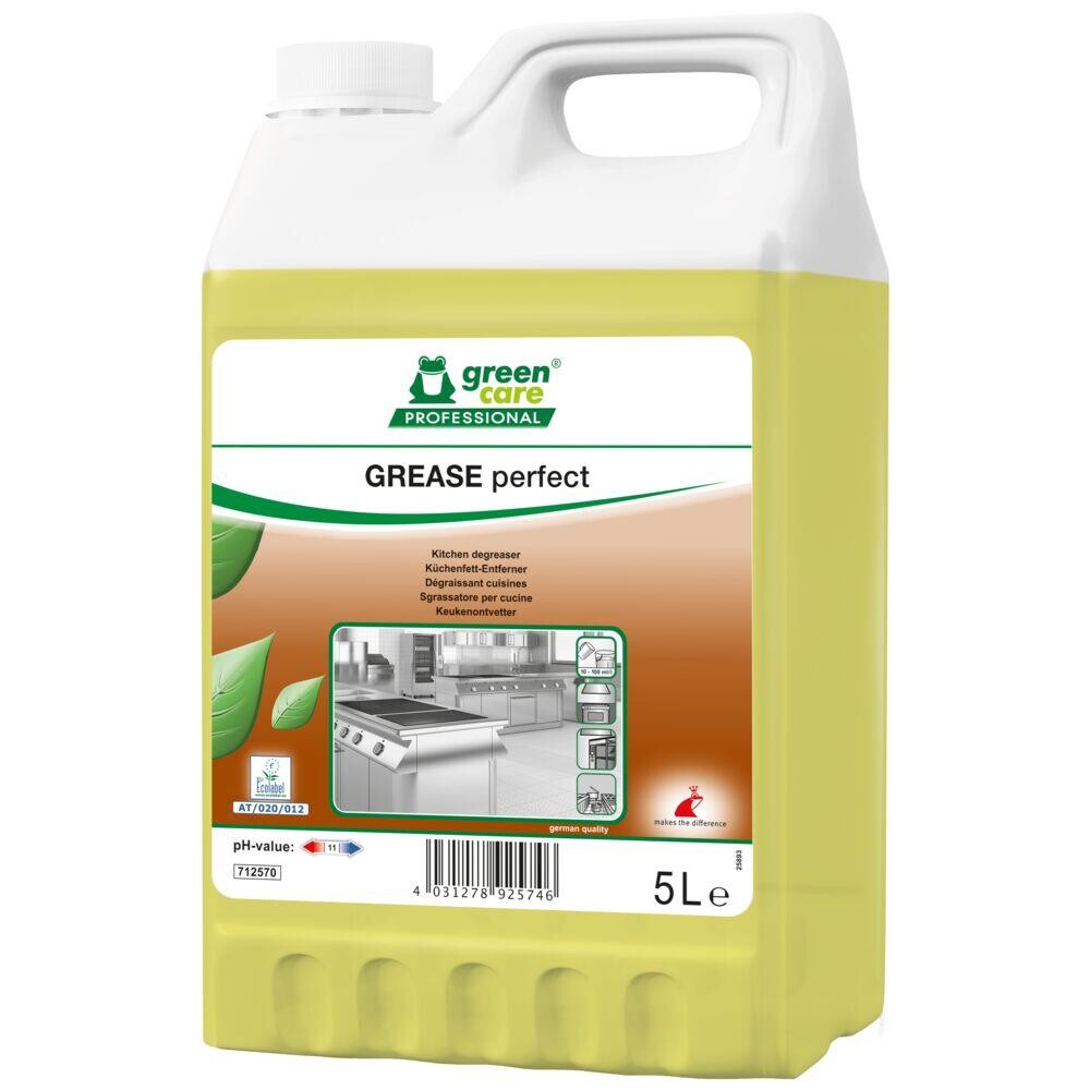Køkkenaffedter - Green Care Professional GREASE Perfect - Med farve, uden parfume - 5 L - 2 stk